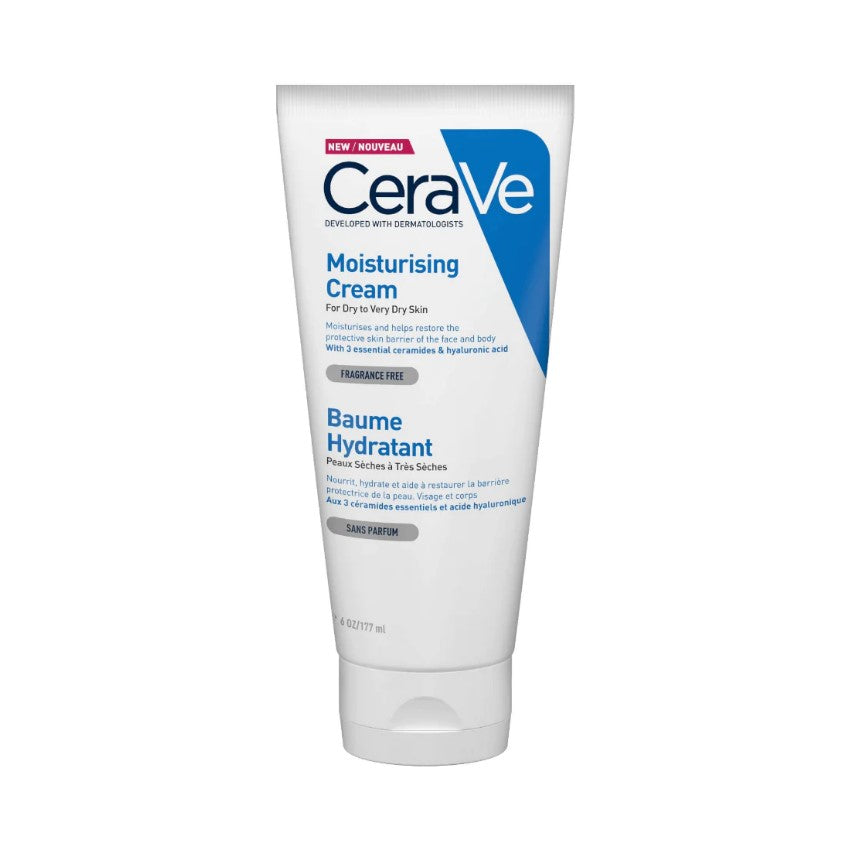 CERAVE Moisturizing Cream - Ansikts- och kroppsfuktighetskräm- hudcentralen.se