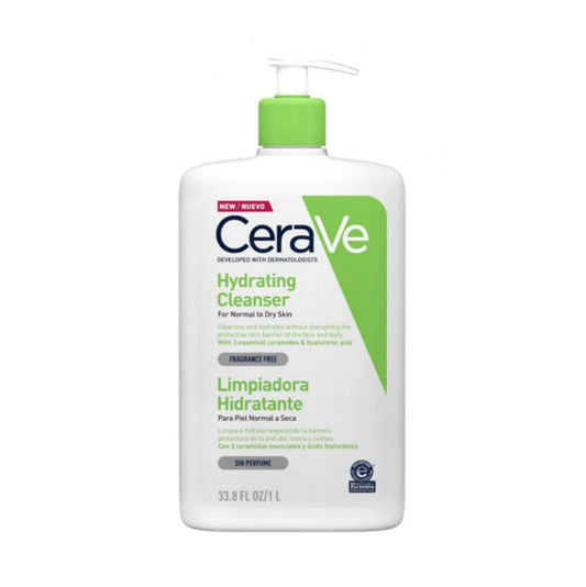 CERAVE hydrating cleanser - Ansikts- och kroppsrengöring 1L- hudcentralen.se