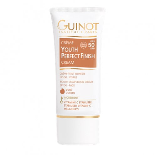 GUINOT Youth Perfect Finish Cream Golden - Tonad gyllene föryngrande kräm SPF50- hudcentralen.se