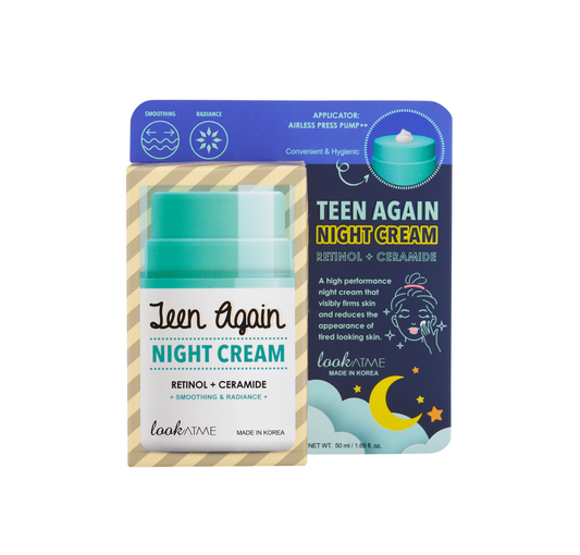 Look At Me Teen Again Night Cream - Nattkräm ansikte- hudcentralen.se