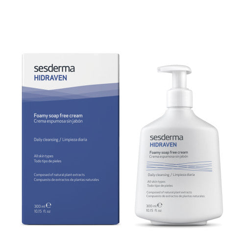 SESDERMA Hidraven Foamy Soap Free Cream - Skummande tvålfri rengöring- hudcentralen.se