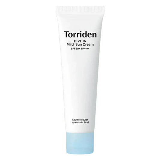 Torriden DIVE-IN Mild Sun Cream - SPF ansiktssolkräm- hudcentralen.se