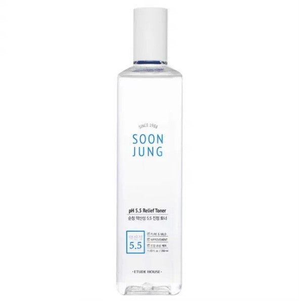 ETUDE Soon Jung pH 5.5 Relief Toner - Lugnande ansiktsvatten- hudcentralen.se