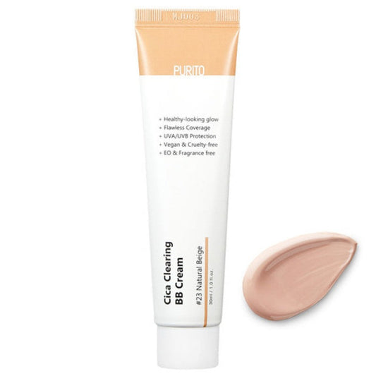 PURITO - Cica Clearing BB Cream #23 natural beige - Tonad BB-kräm- hudcentralen.se