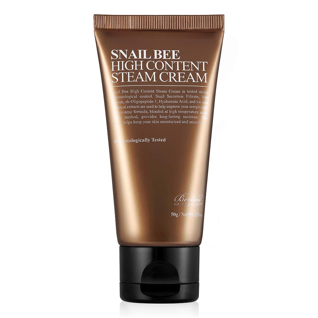 BENTON Snail Bee High Content Steam Cream - Ansiktskräm med snigelmucin- hudcentralen.se