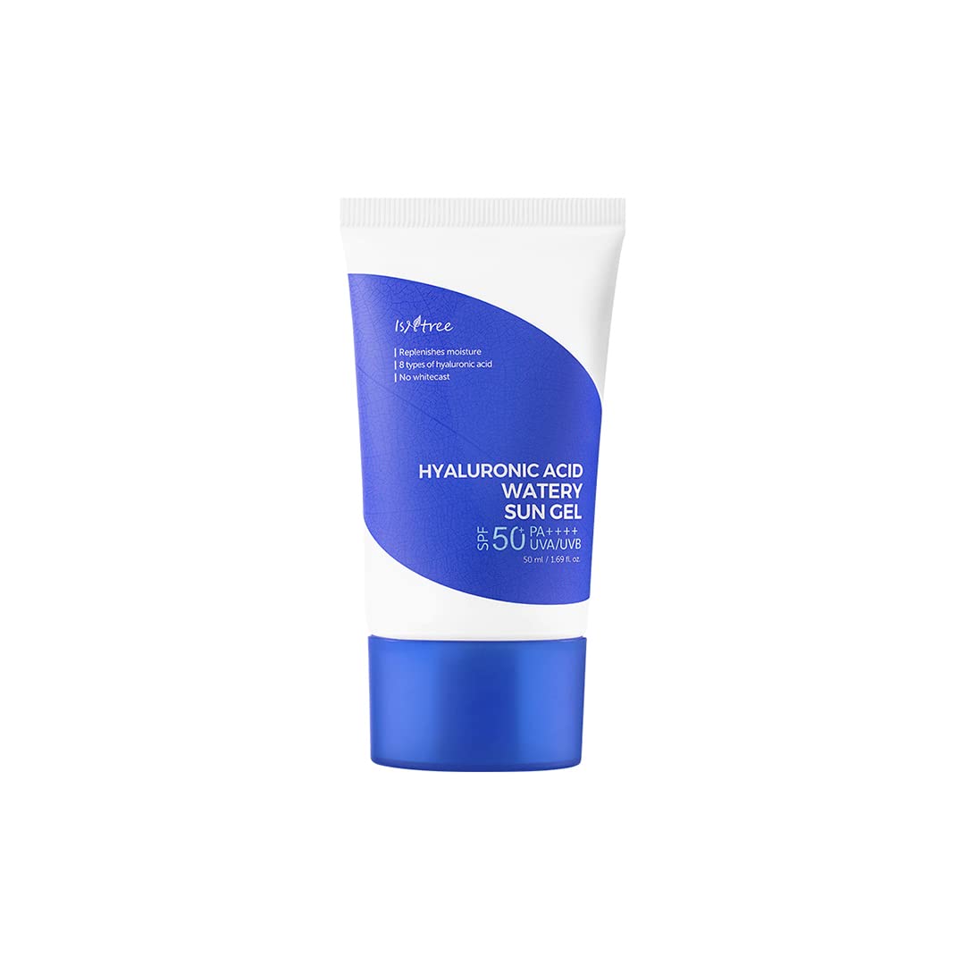 ISNTREE Hyaluronic Acid Watery Sun Gel - Solskyddsmedel med SPF50+- hudcentralen.se